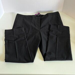 Mario Serrani Ladies Ankle Length Tummy Control Stretch Pant Black Gray Size 14